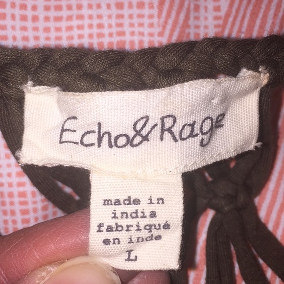 Echo & Rage crochet vest size large - Picture 3 of 3